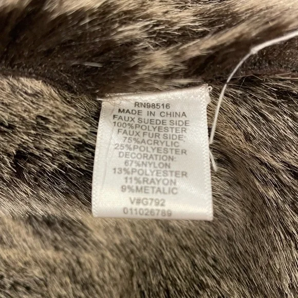 Coldwater Creek Faux Fur Jacket - Picture 11 of 12